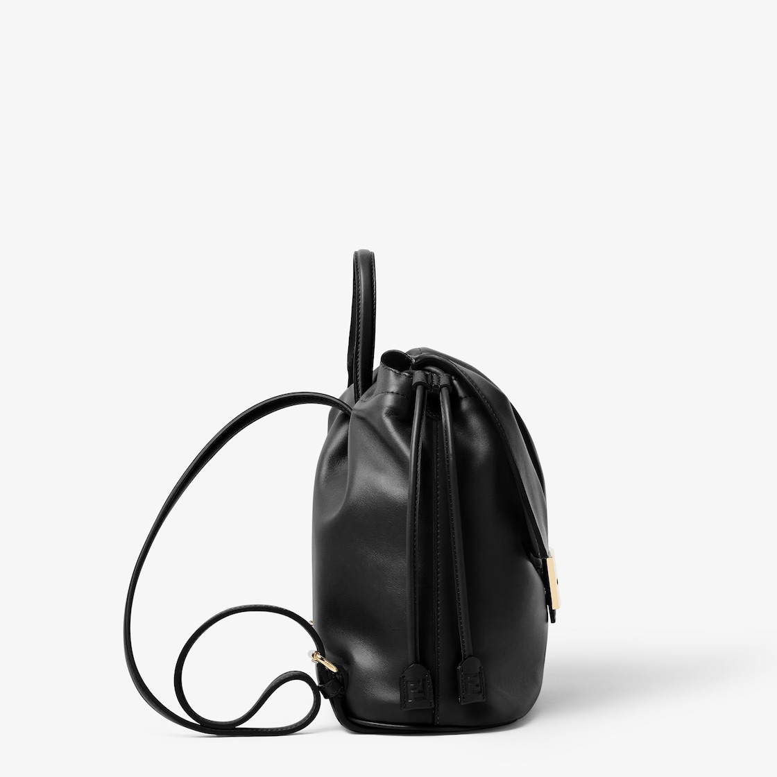 FENDI Backpack Black leather backpack - Image 3